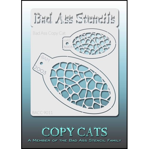 Bad Ass Copy Cat Stencil 9011 (BACC 9011)